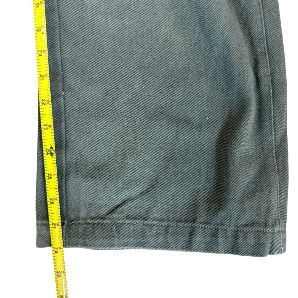 Papermoon Olive Green and Cream High Waisted Wide Leg Pants Women’s Small - Picture 4 of 7